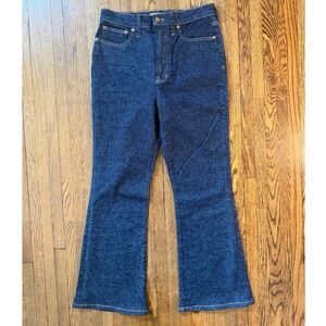 Madewell The Perfect Vintage Flare Jean Dark Indigo High Rise NI952 Size 28 NEW